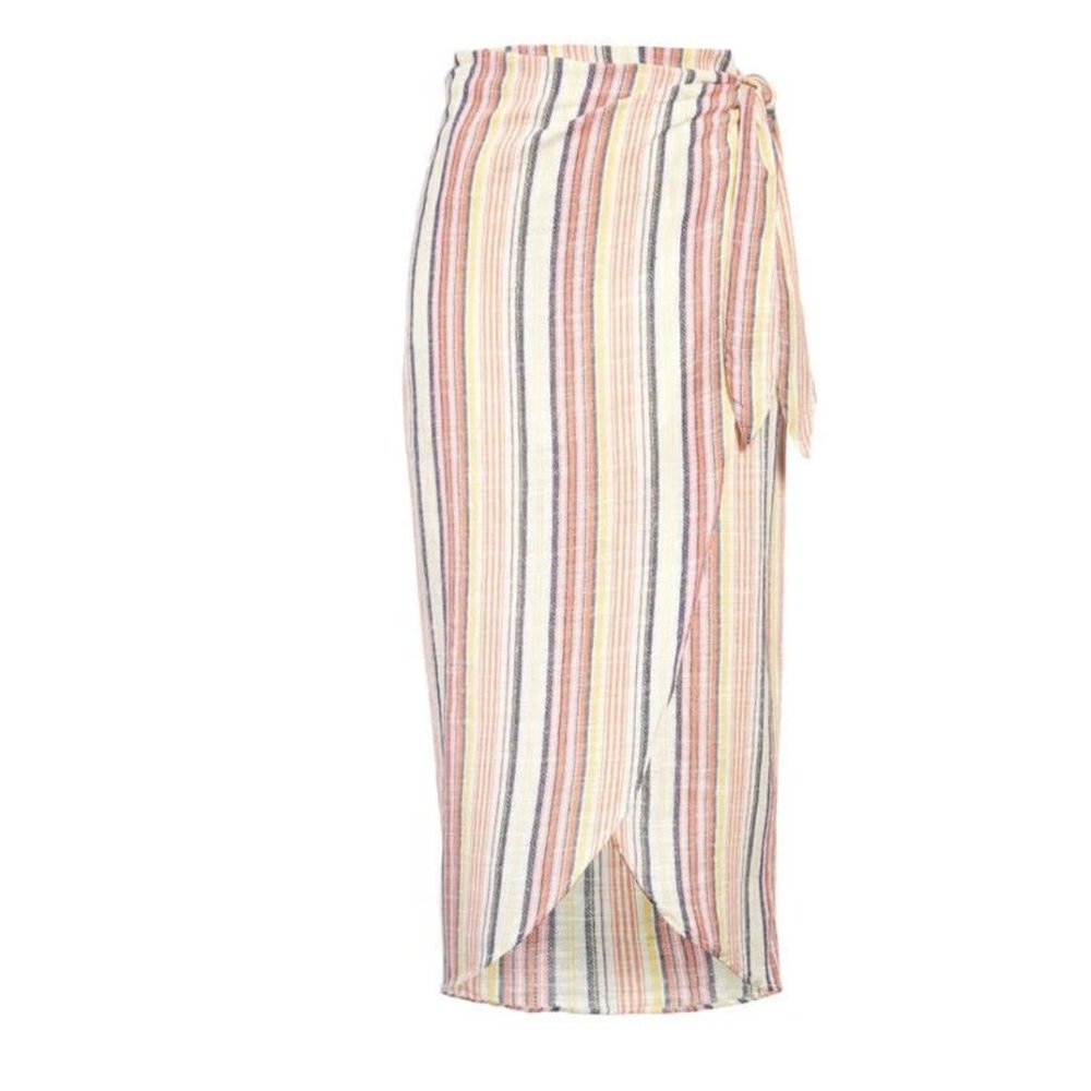 Free People Aubrey Sarong Skirt in Multi Combo - Picture 9 of 9